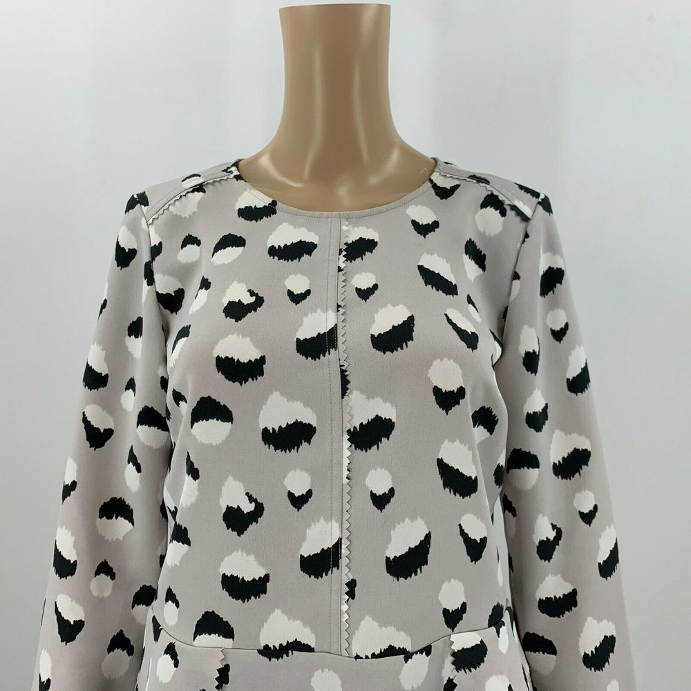 Banana Republic Peplum Blouse Size XS Gray Top - Picture 2 of 8